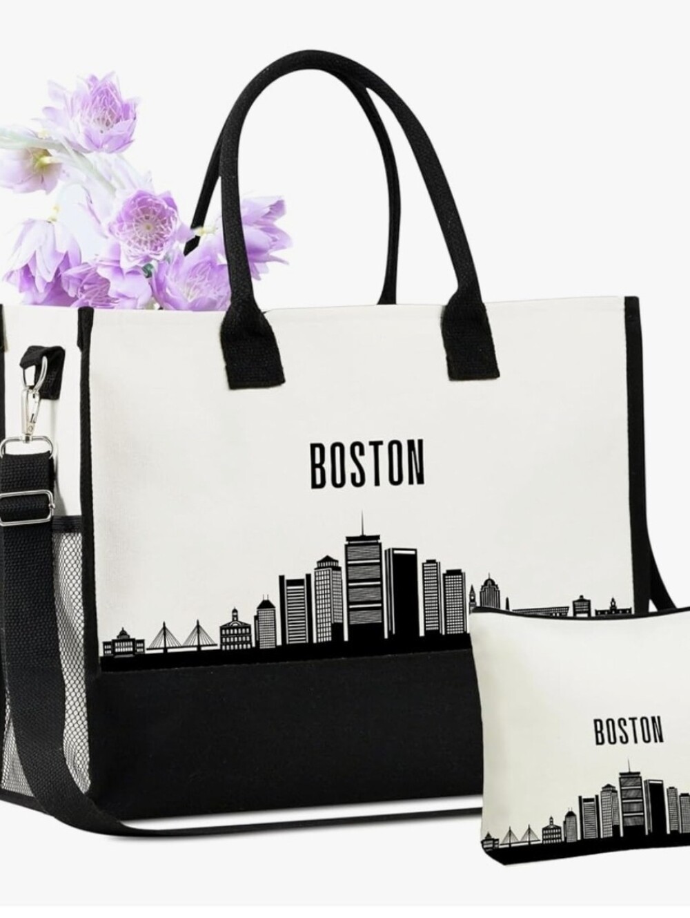 NWT Boston Tote BAG and Pouch Large Size